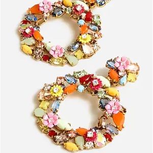 The hoop earring with a colorful, floral twist.